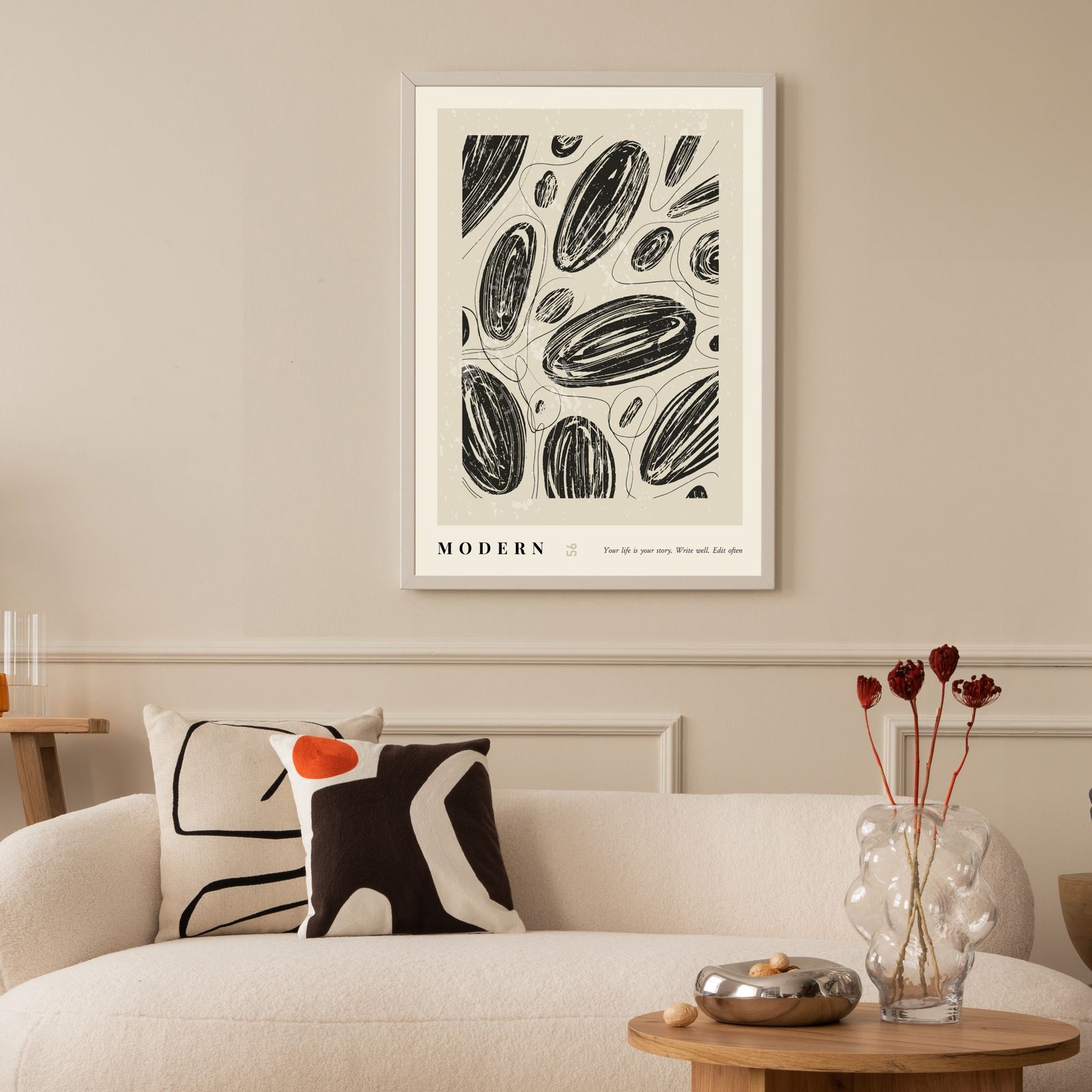 Moderne Abstracte Kunst Poster