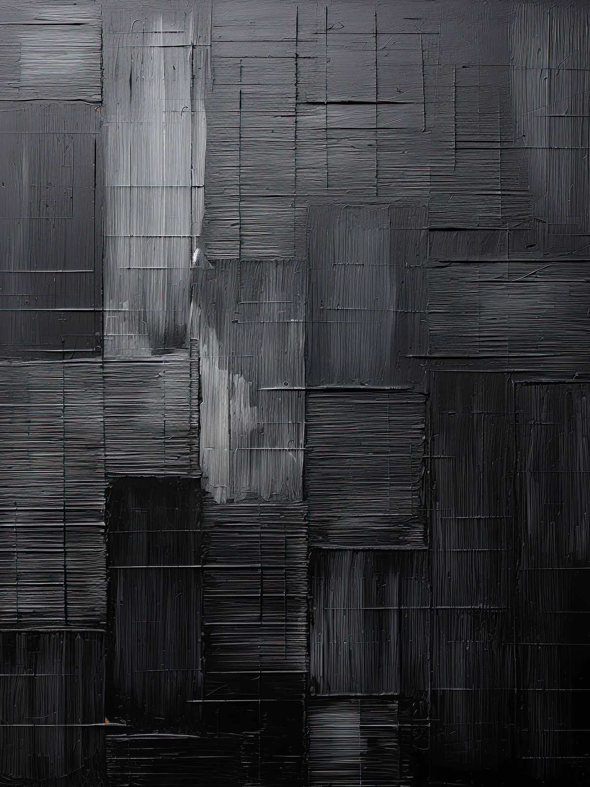 Poster - Abstracte Zwarte Texturen