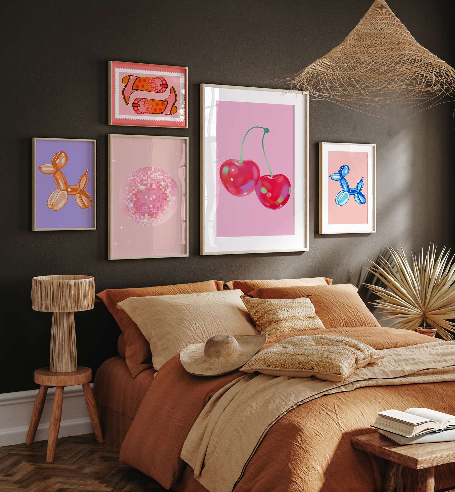 Poster - Ballonhond Collectie / Set van 5
