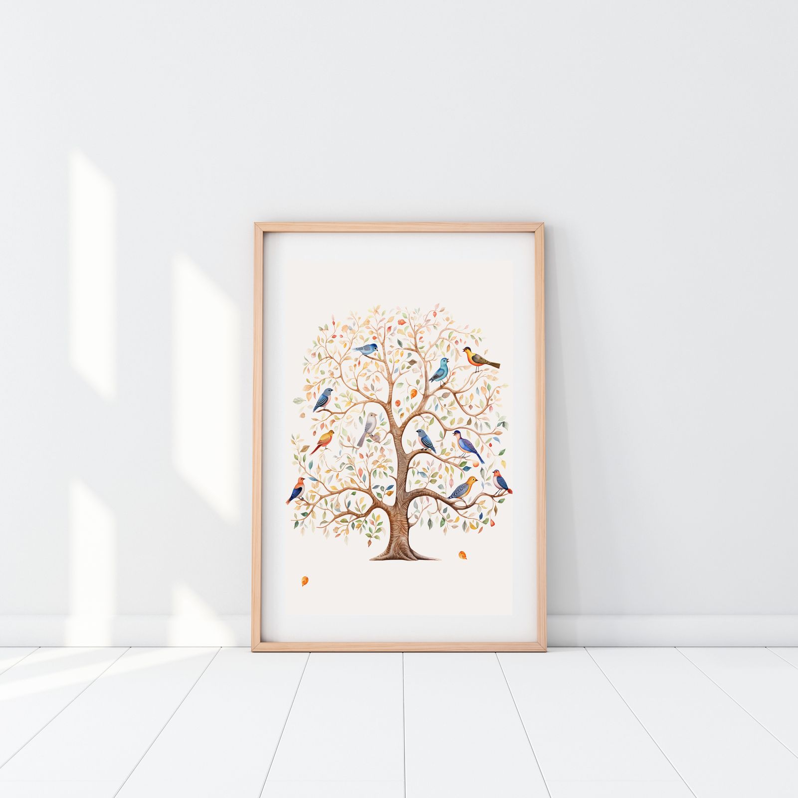 Vogelboom Artistieke Poster