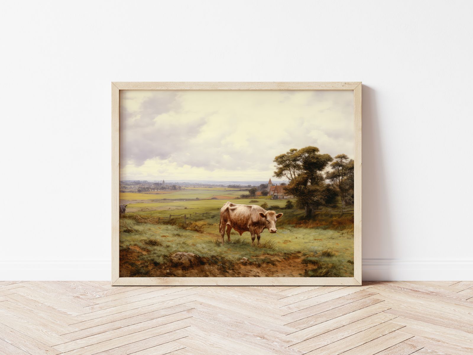 Poster - Pastorale Scene met Vee