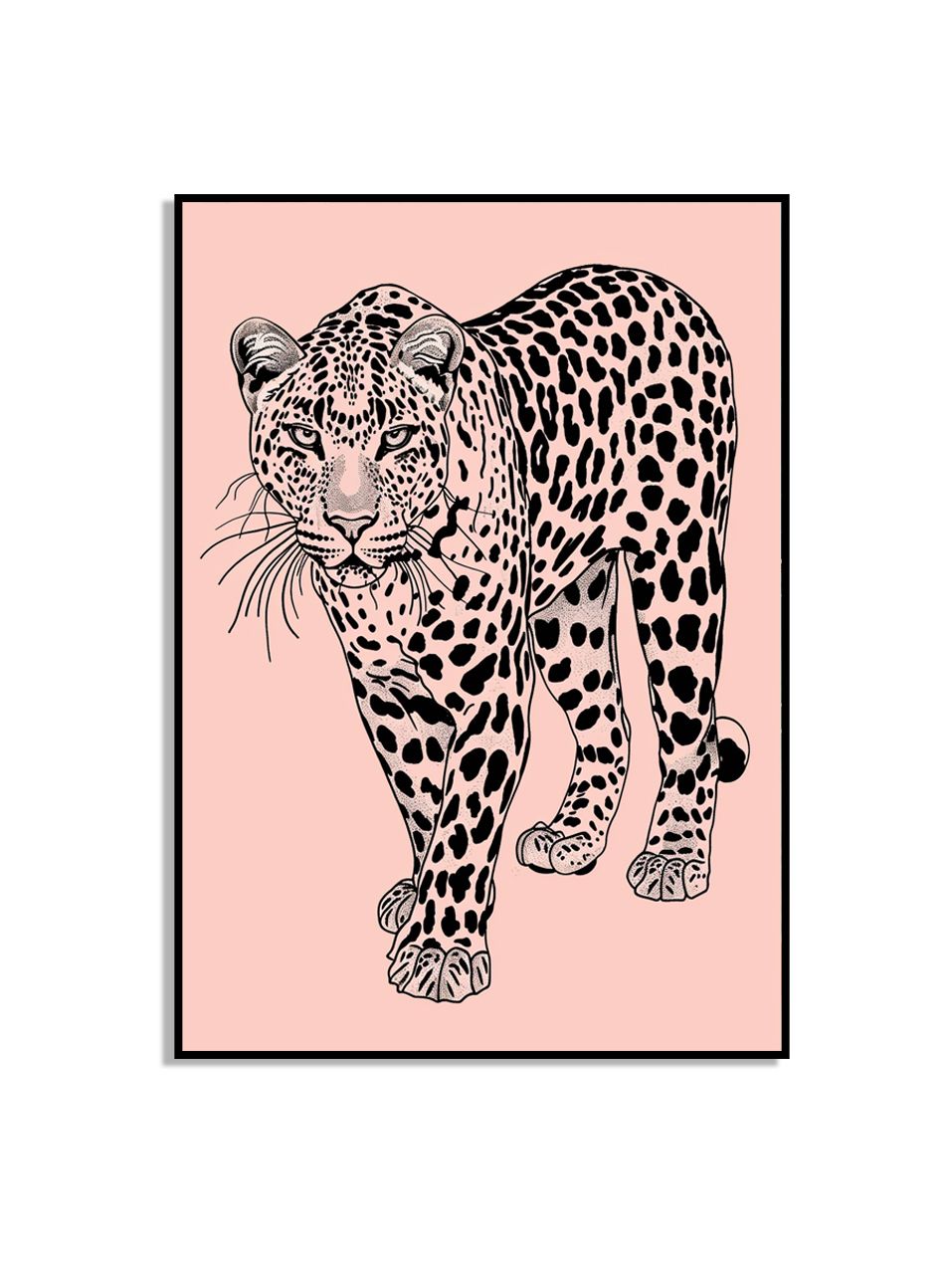 Leopardkunst Poster