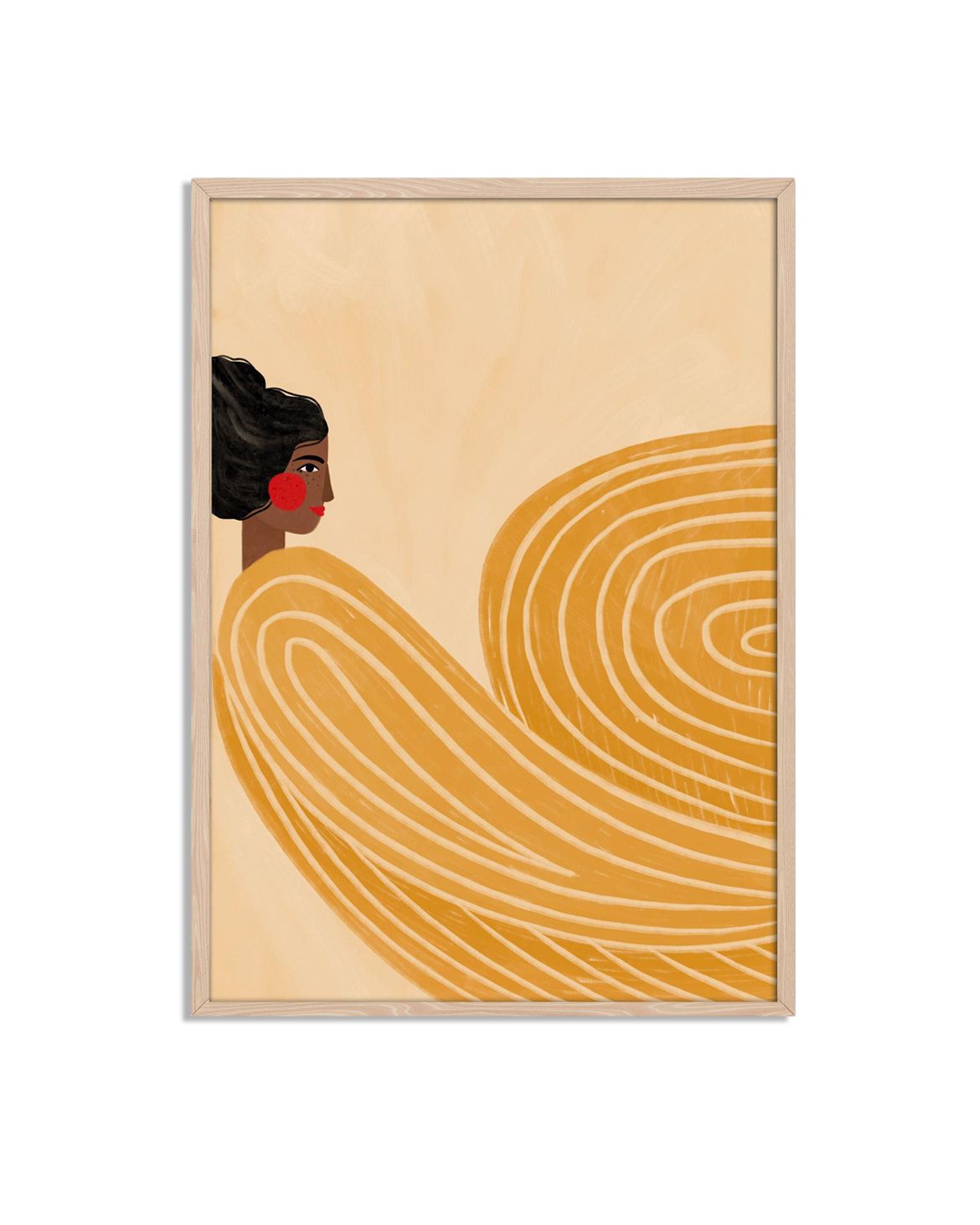 Modern Minimalistisch Portret Poster