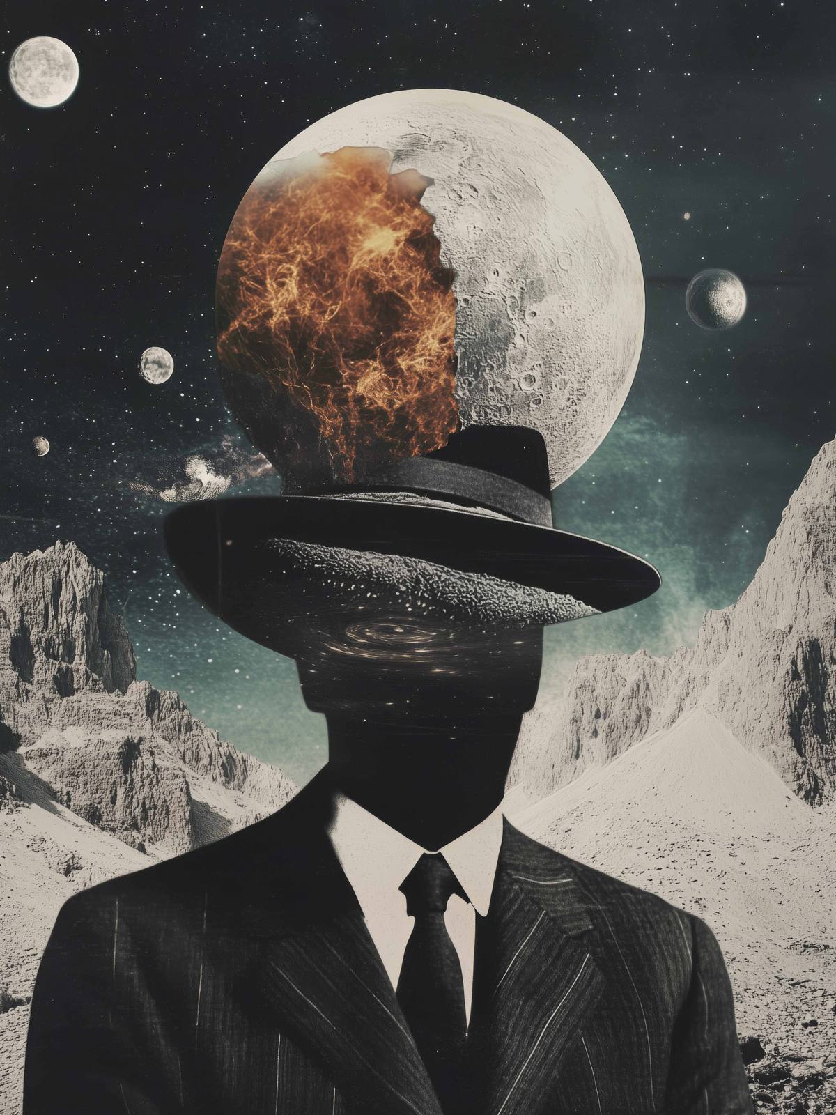 Poster - Surrealistische Astronaut