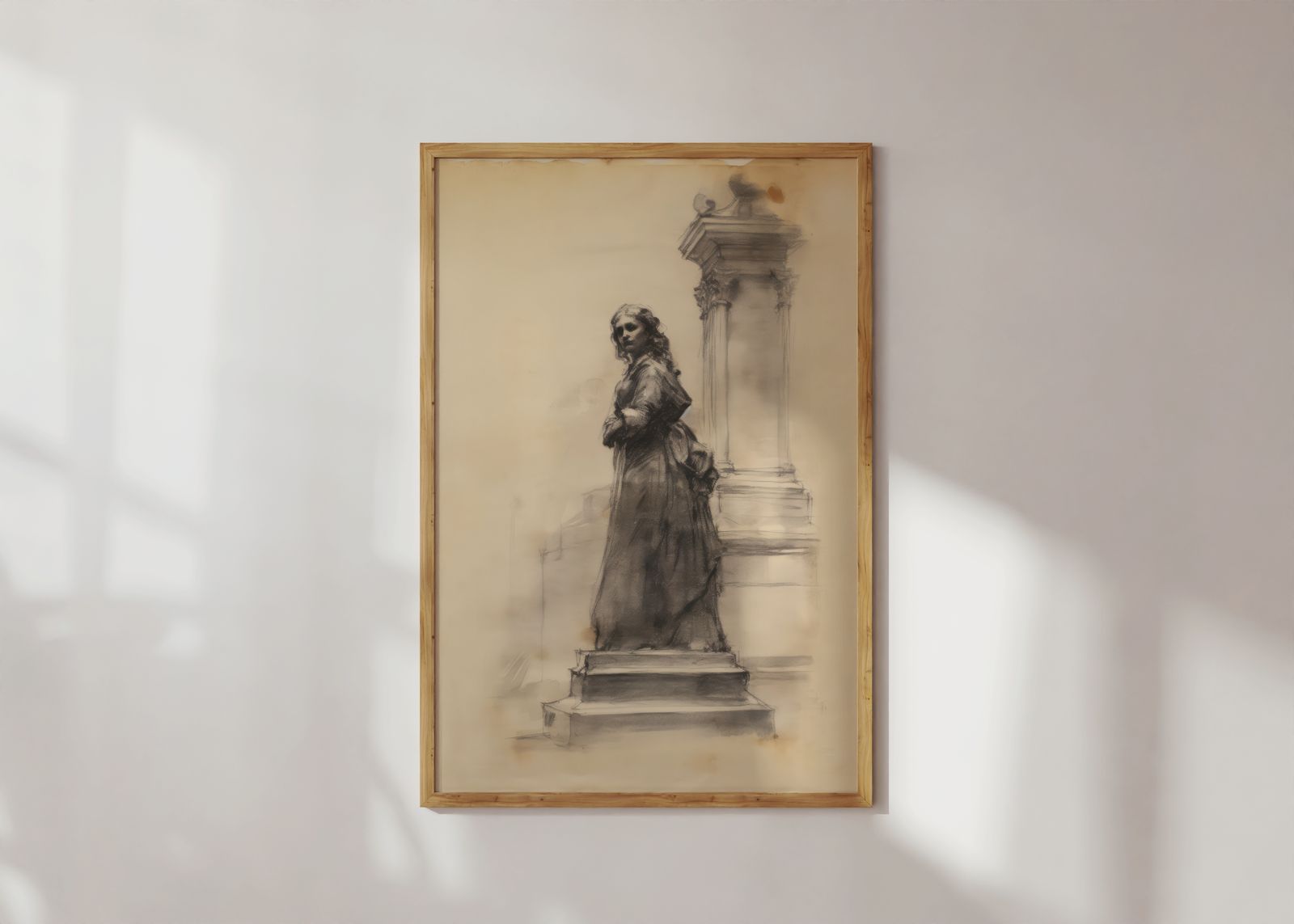 Poster - Historische Vrouw Kunstwerk