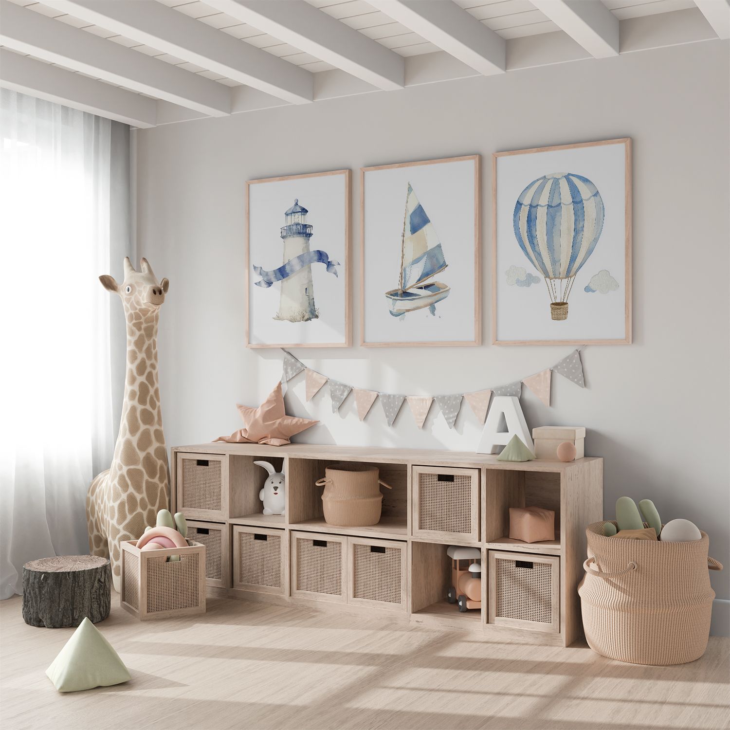 Poster - Nautisch Avontuur / Set van 3