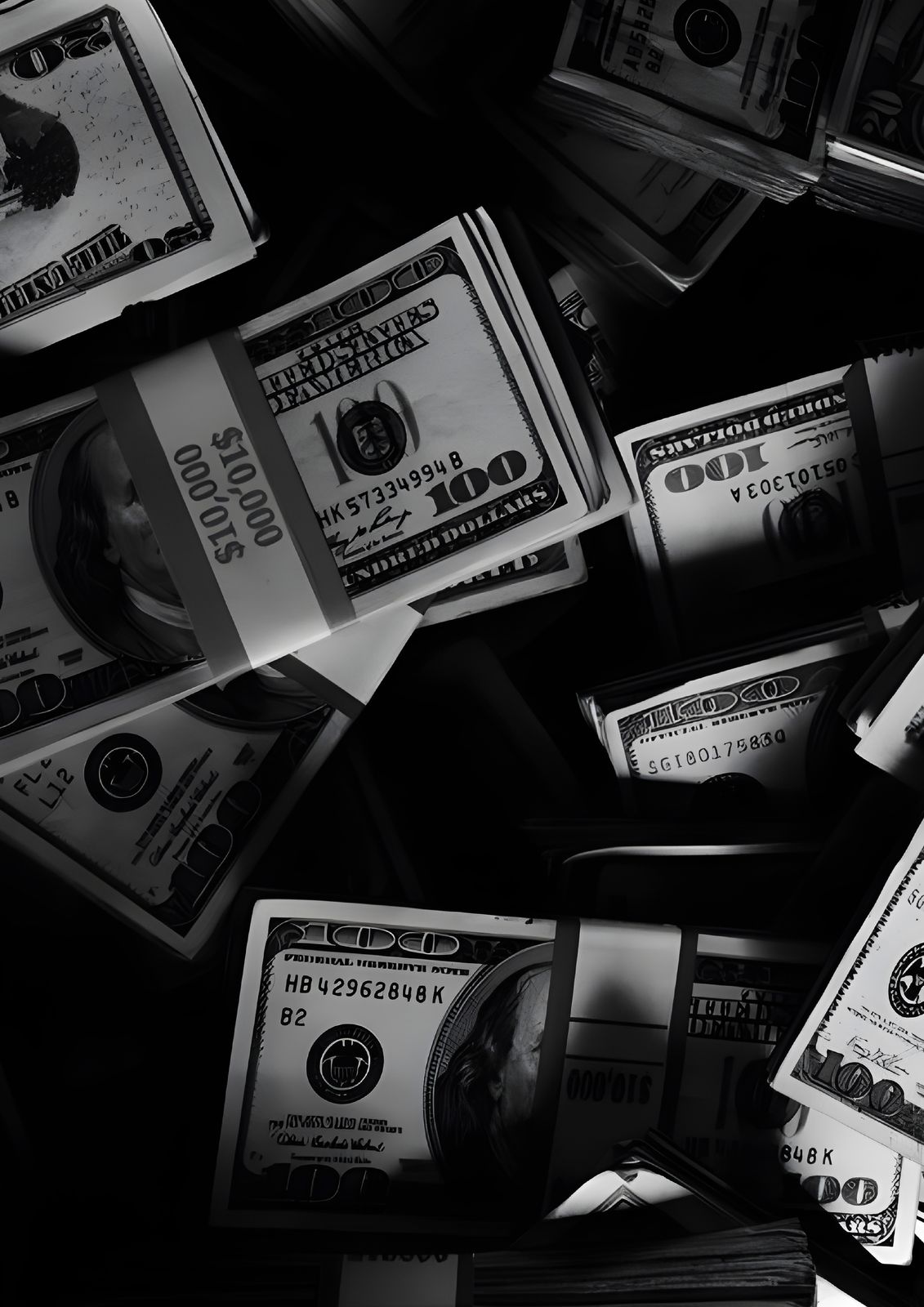 Monochrome Geld Poster