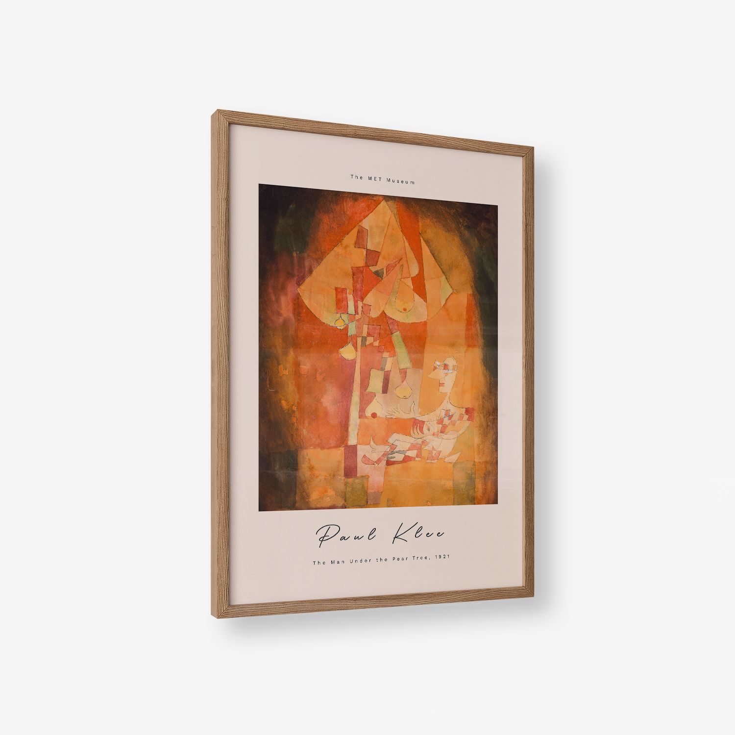 Poster - De man onder de perenboom