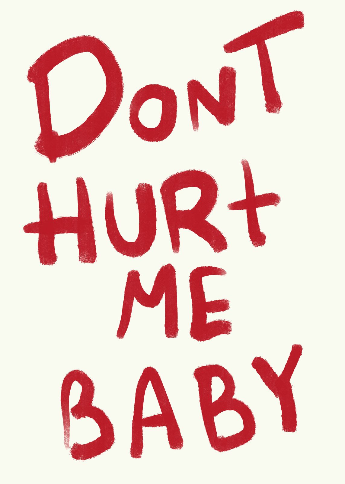 Poster - Doe me geen pijn baby