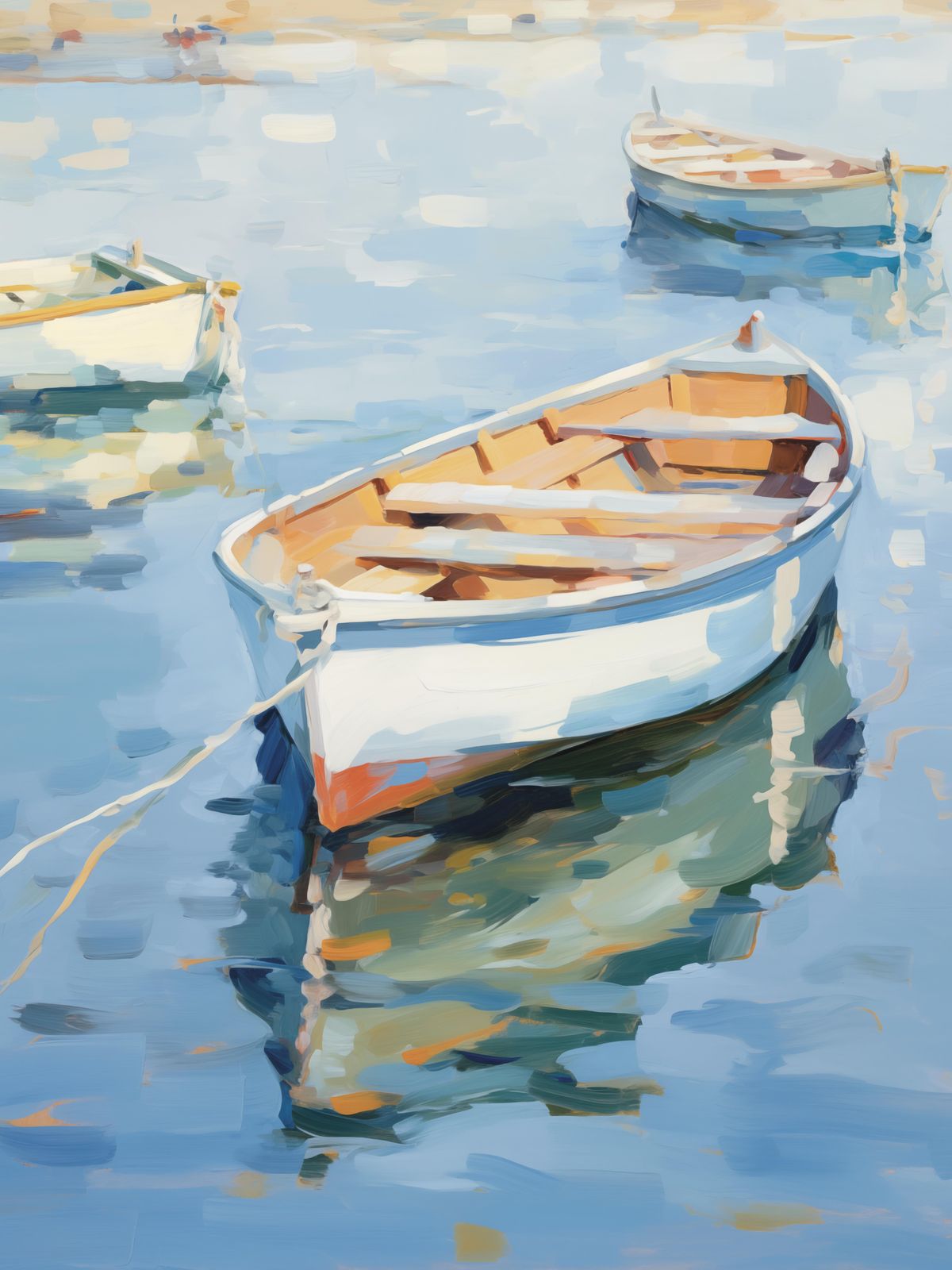 Poster - Boten op Water