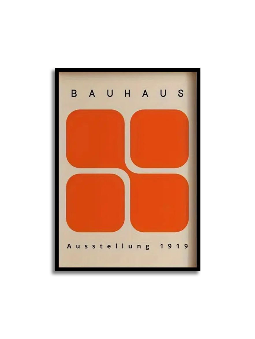 Poster - Bauhaus Kunsttentoonstelling 1919