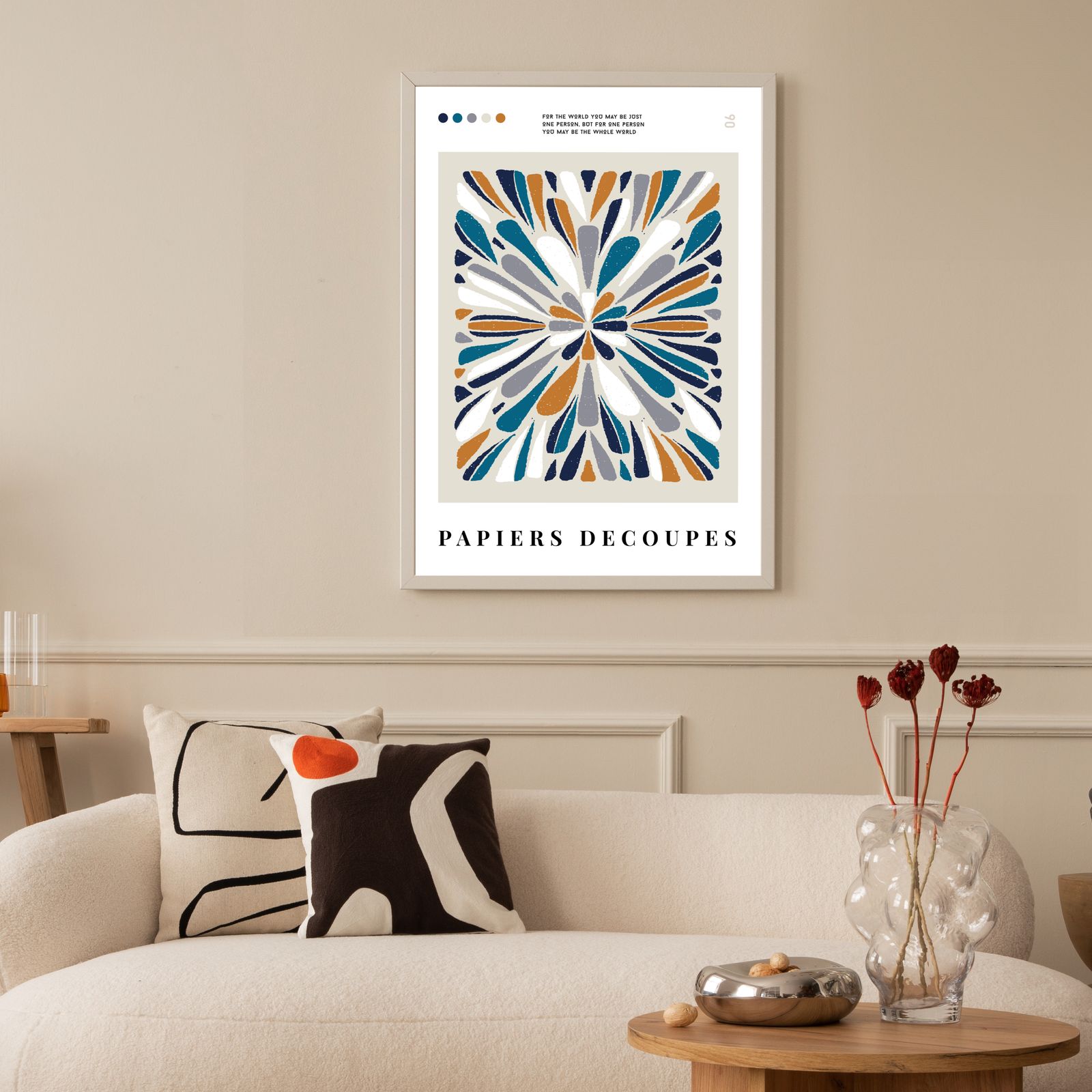 Papiers Decoupes Poster