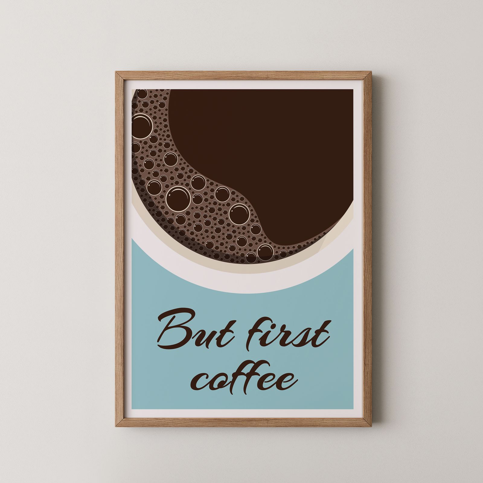 Poster - Maar Eerst Koffie