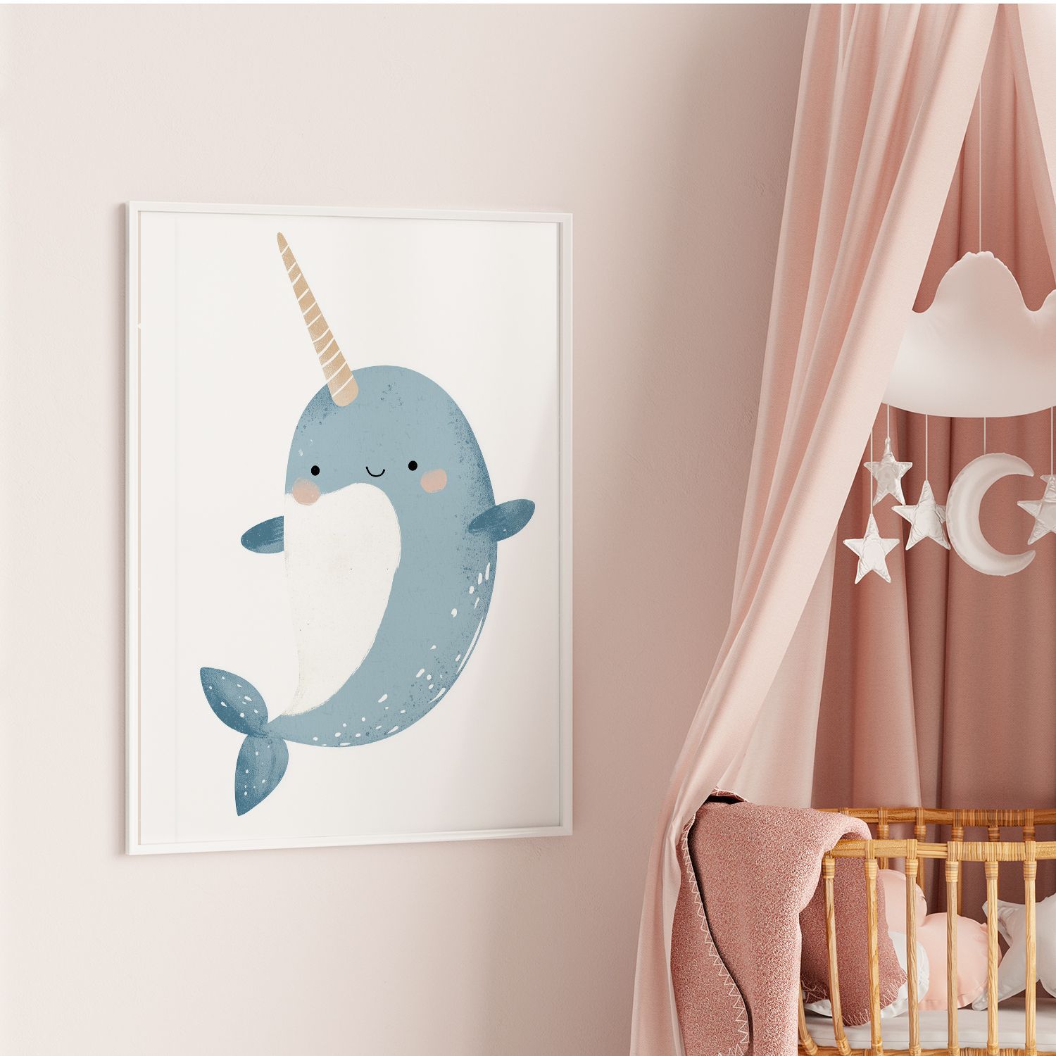 Poster - Schattige Narwal