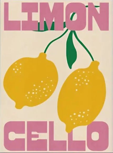 Poster - Lemon Cello