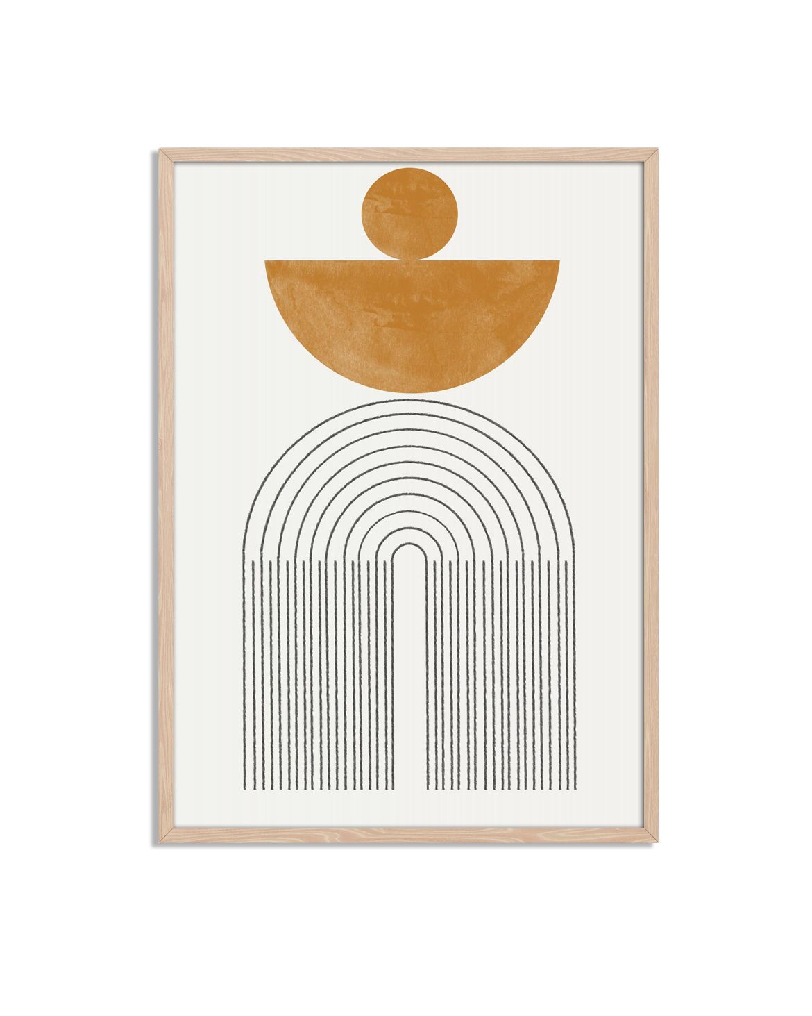 Abstracte Boog Kunstposter