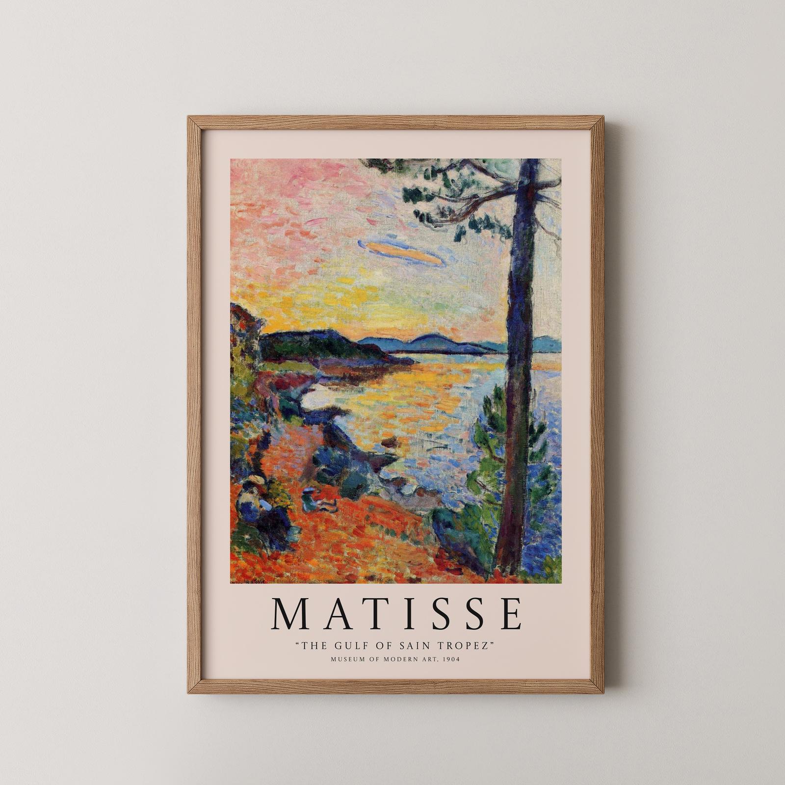 Poster - Matisses The Gulf of Saint Tropez