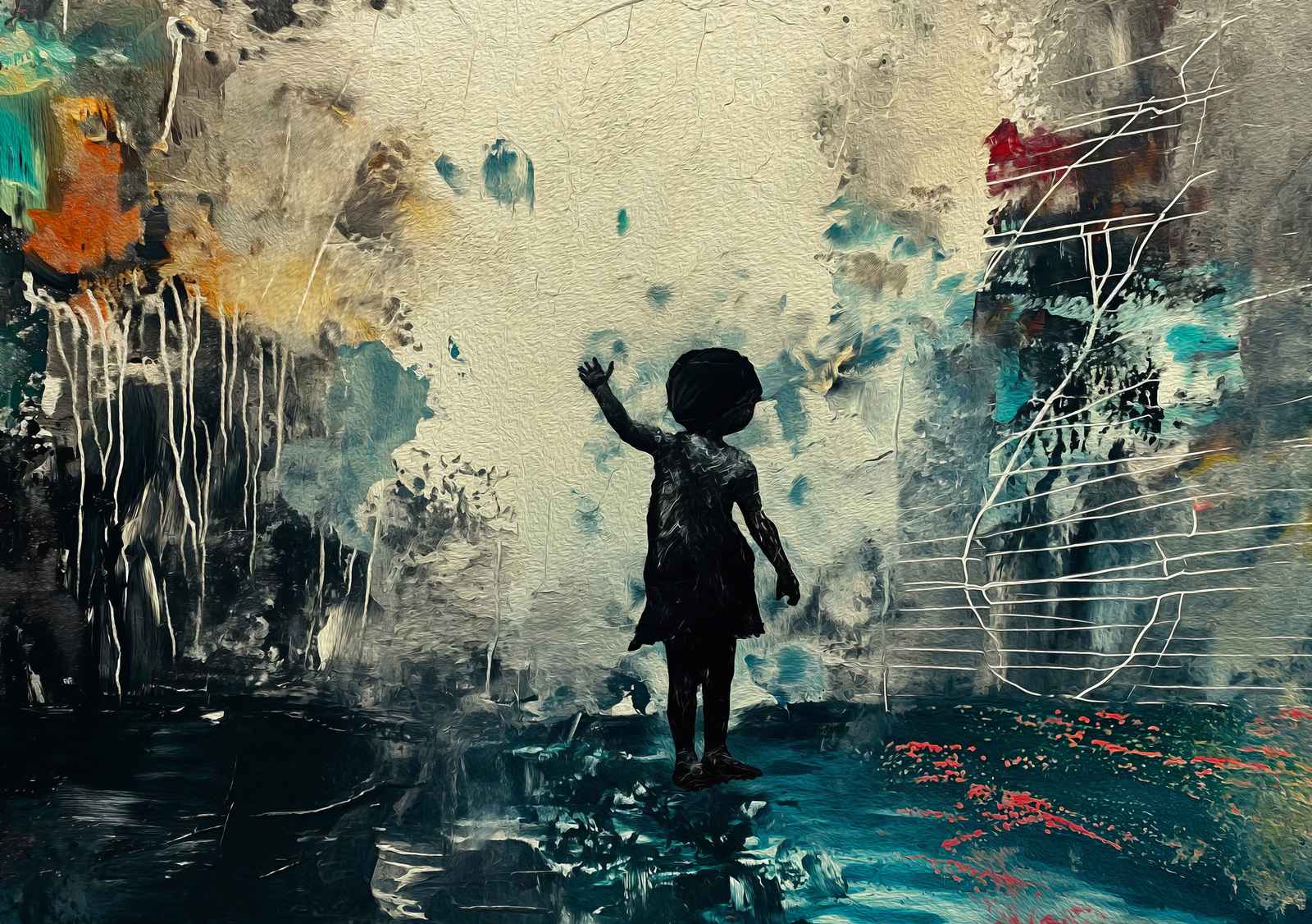 Poster - Silhouet Kunst