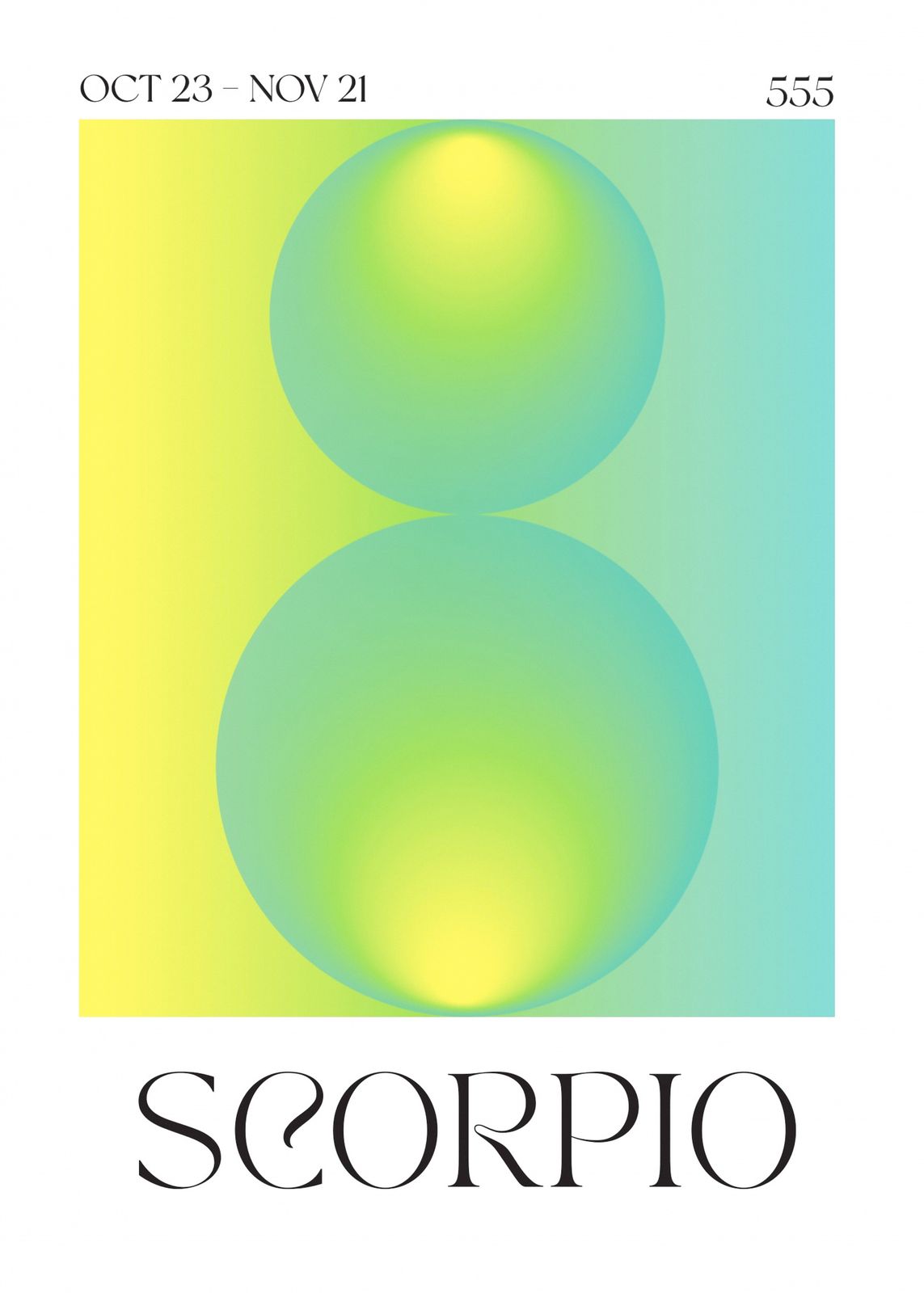 Poster - Schorpioen Sterrenbeeld Kunst