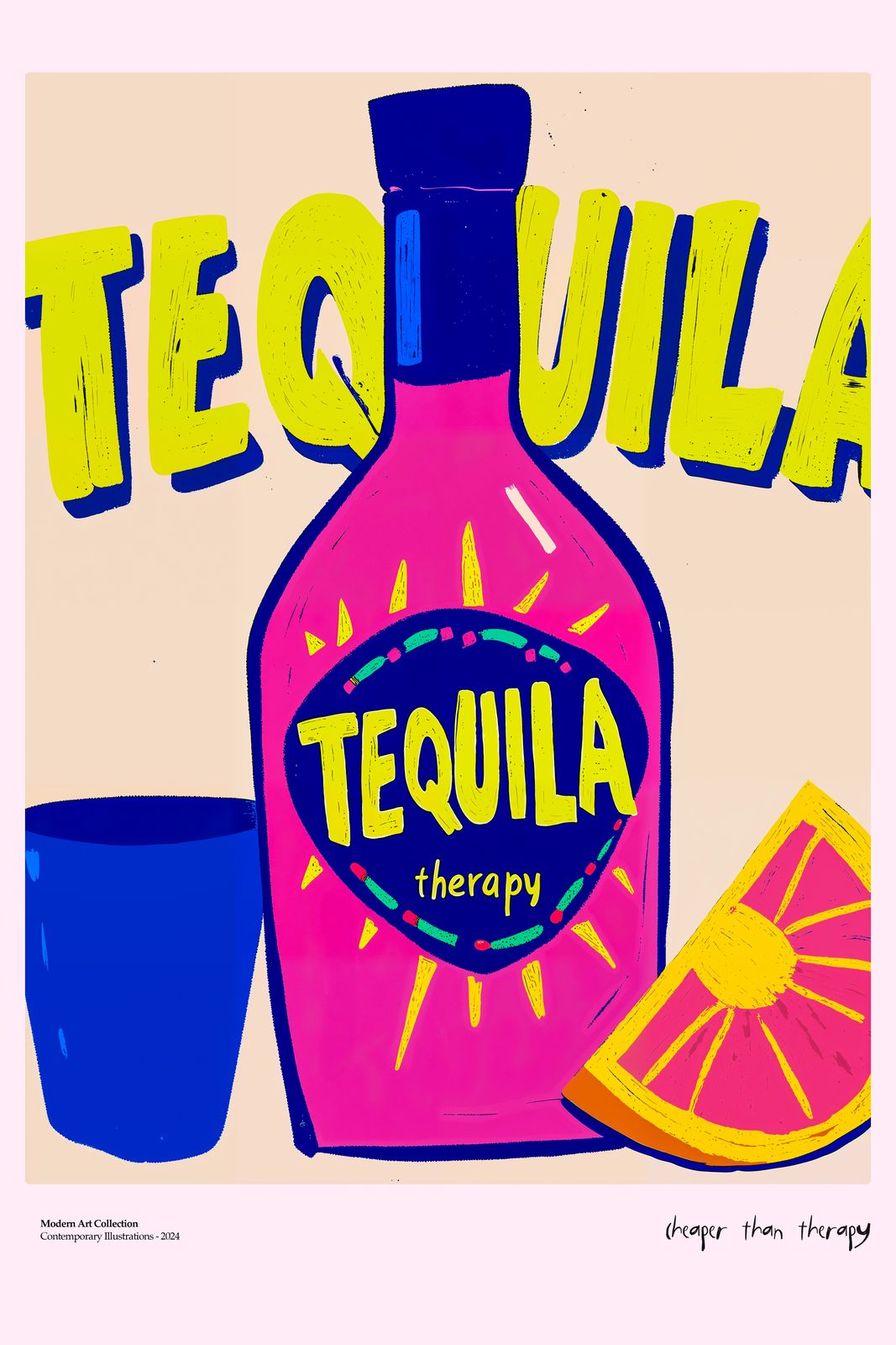 Poster - Tequila therapie