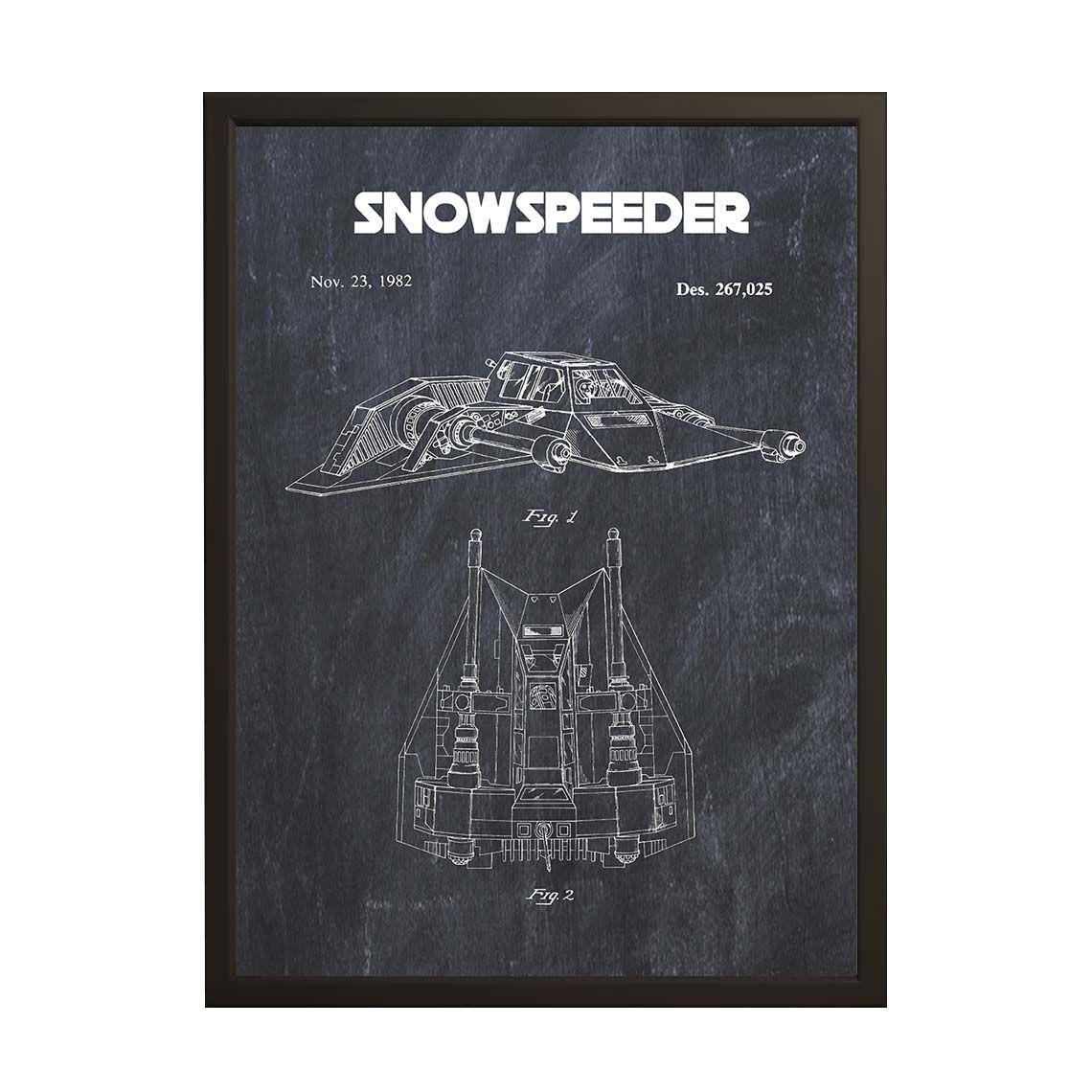 Octrooitekening Poster - Snowspeeder