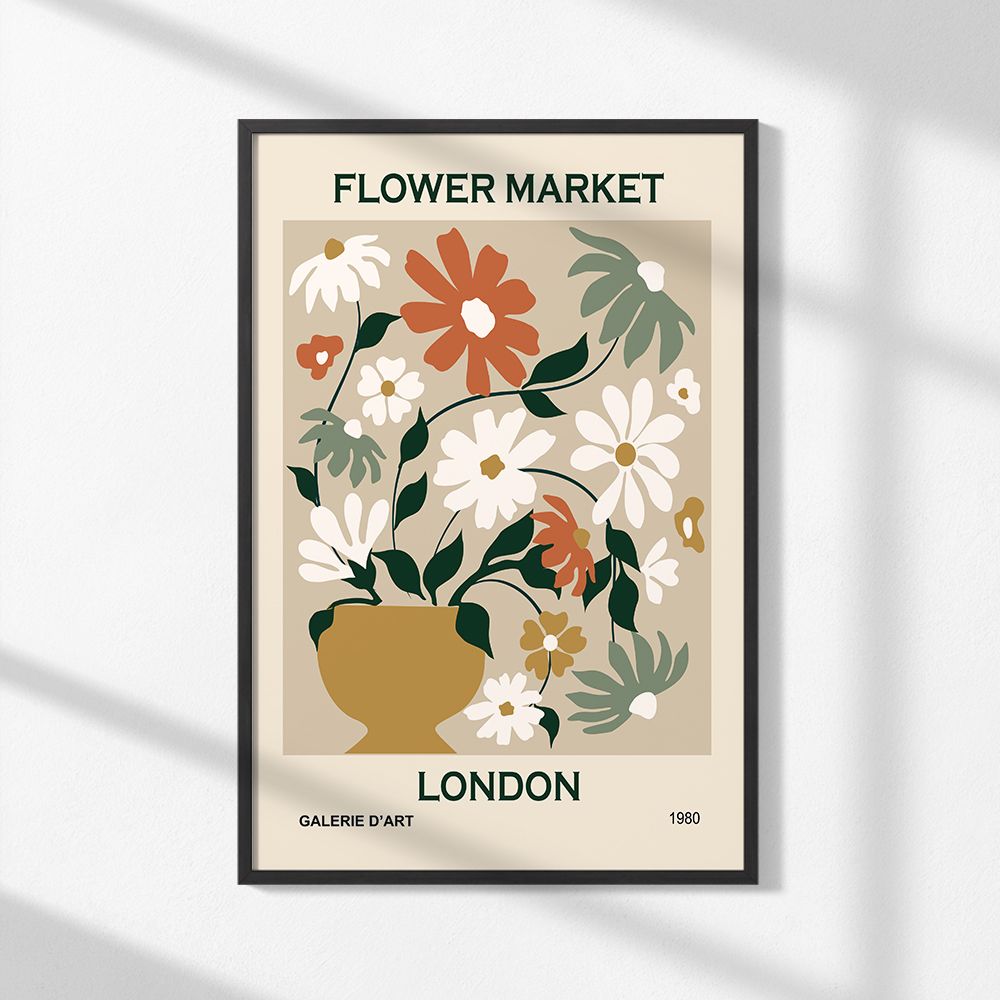 Poster - Bloemenmarkt Collectie / Set van 2