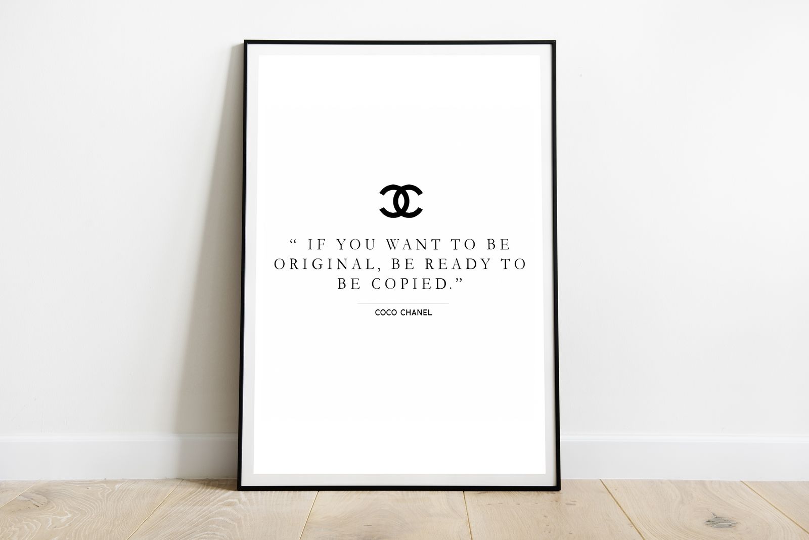 Poster - Coco Chanel Citaat