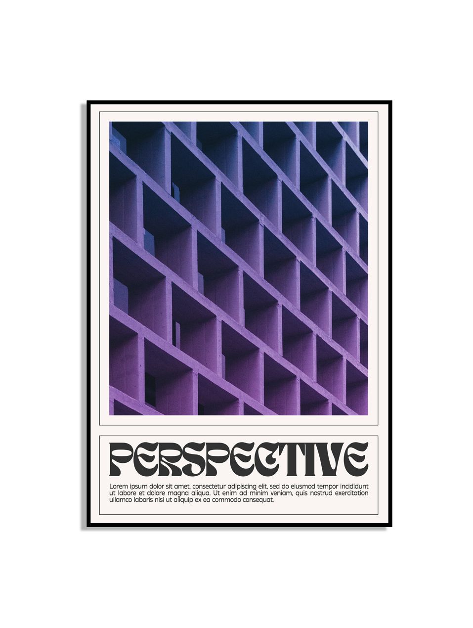 Architectonisch Perspectief Poster