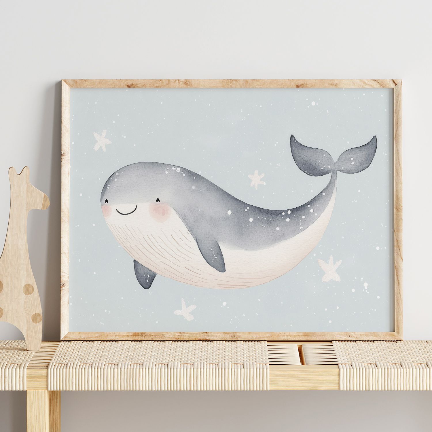 Poster - Gelukkige Walvis