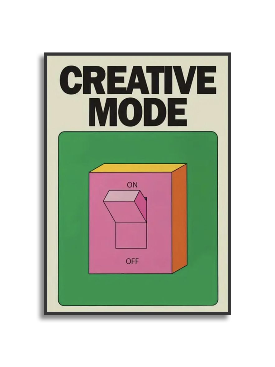 Poster - Creatieve Modus