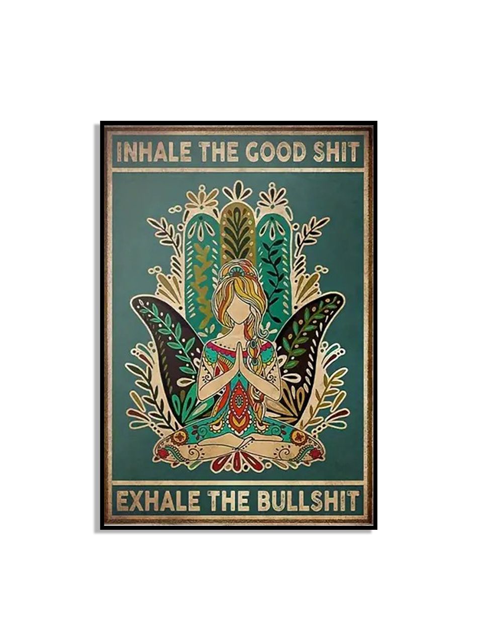 Inhale Exhale Inspirerende Poster