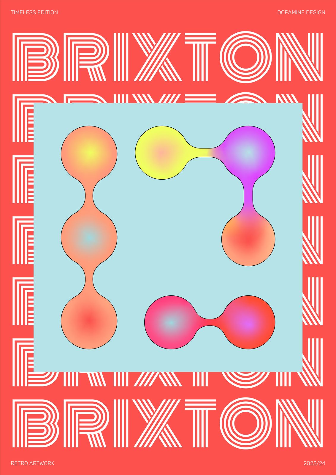 Poster - Brixton Retro Artwork