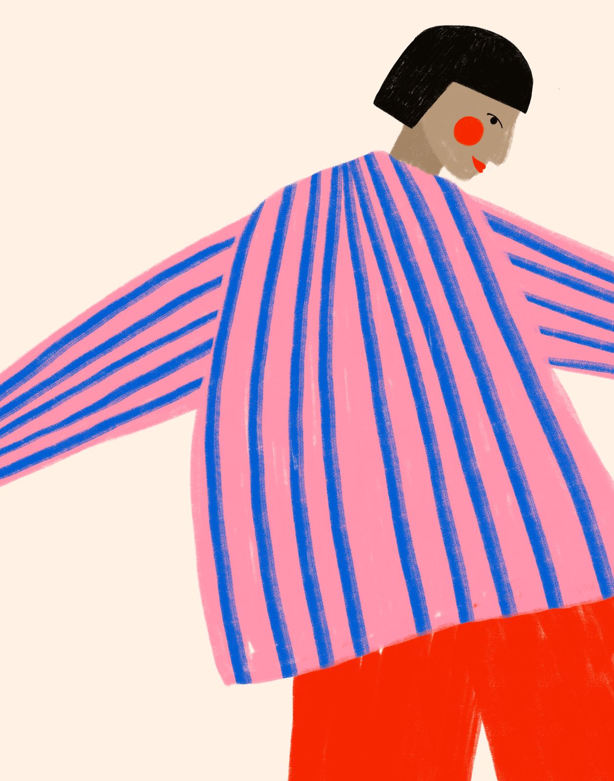 Poster - Abstracte Figuur