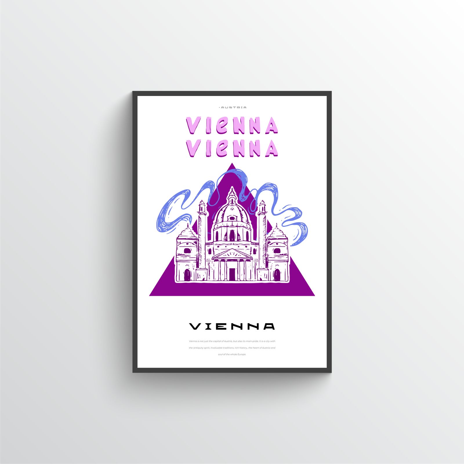 Wenen Architecturaal Poster