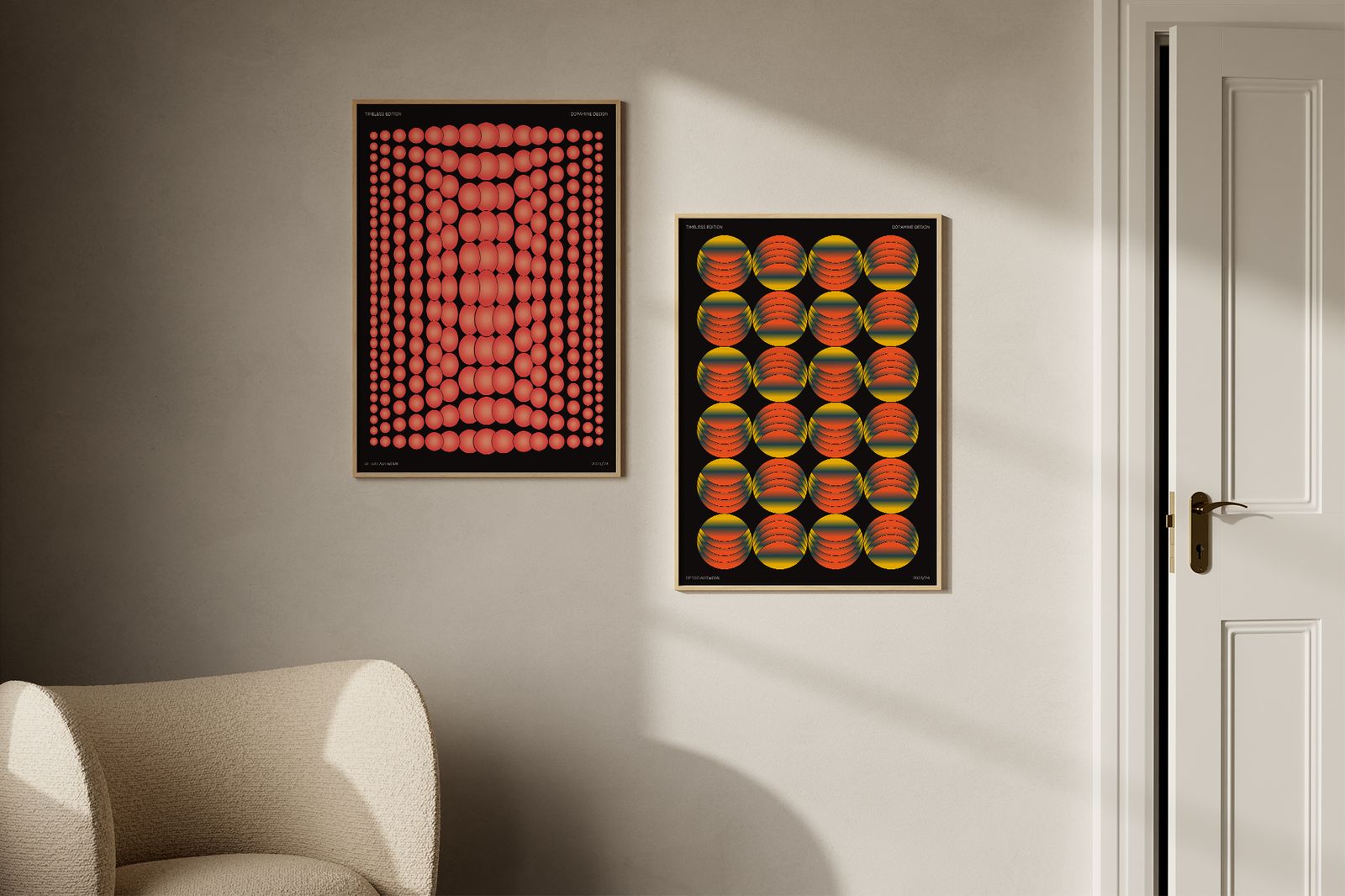 Poster - Retro Art Collection / Set van 2