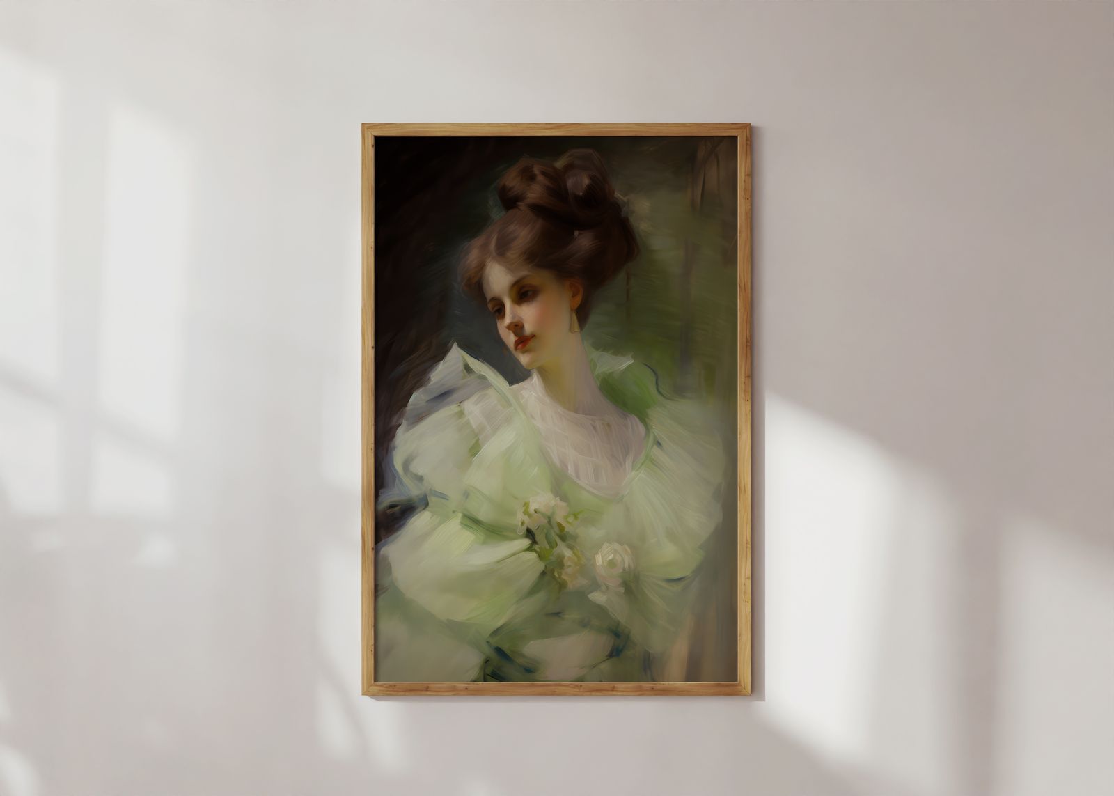 Poster - Elegante Damesportret