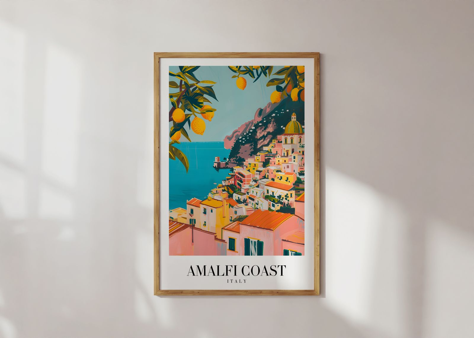 Poster - Amalfikust Italië