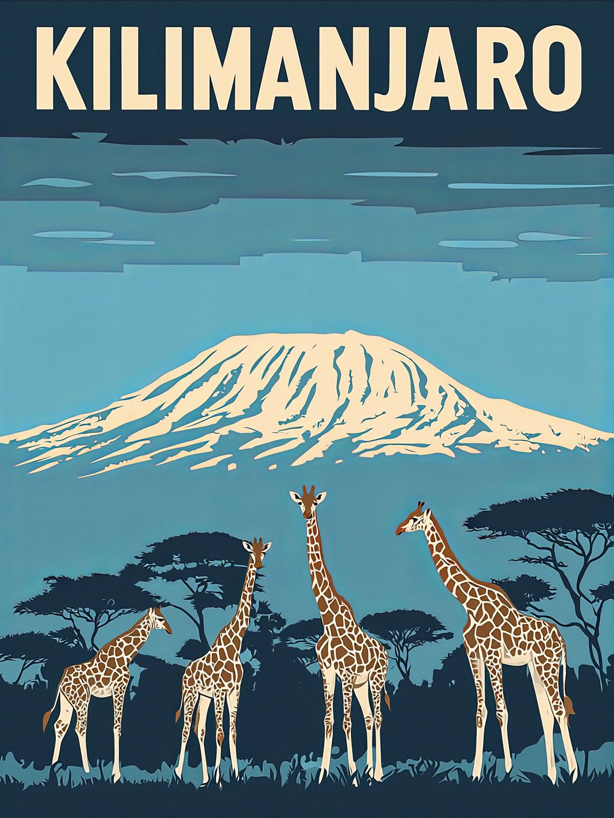 Poster - Kilimanjaro Kunst