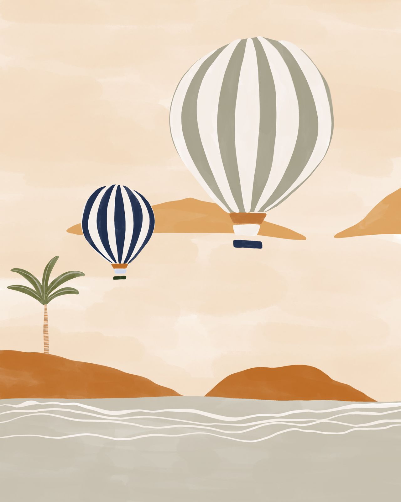 Poster - Heteluchtballonnen