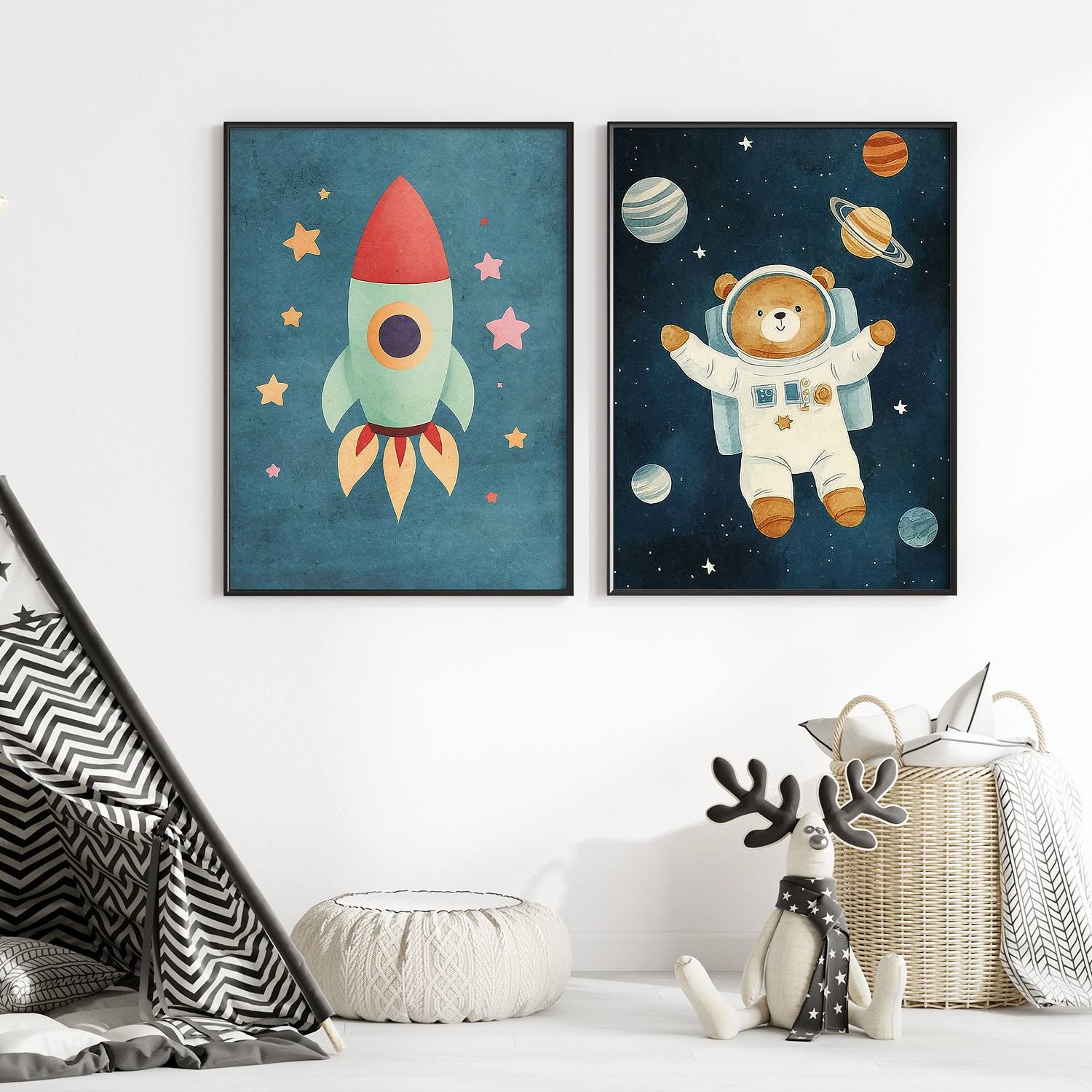Poster - Ruimte Avontuur Set / Set van 2