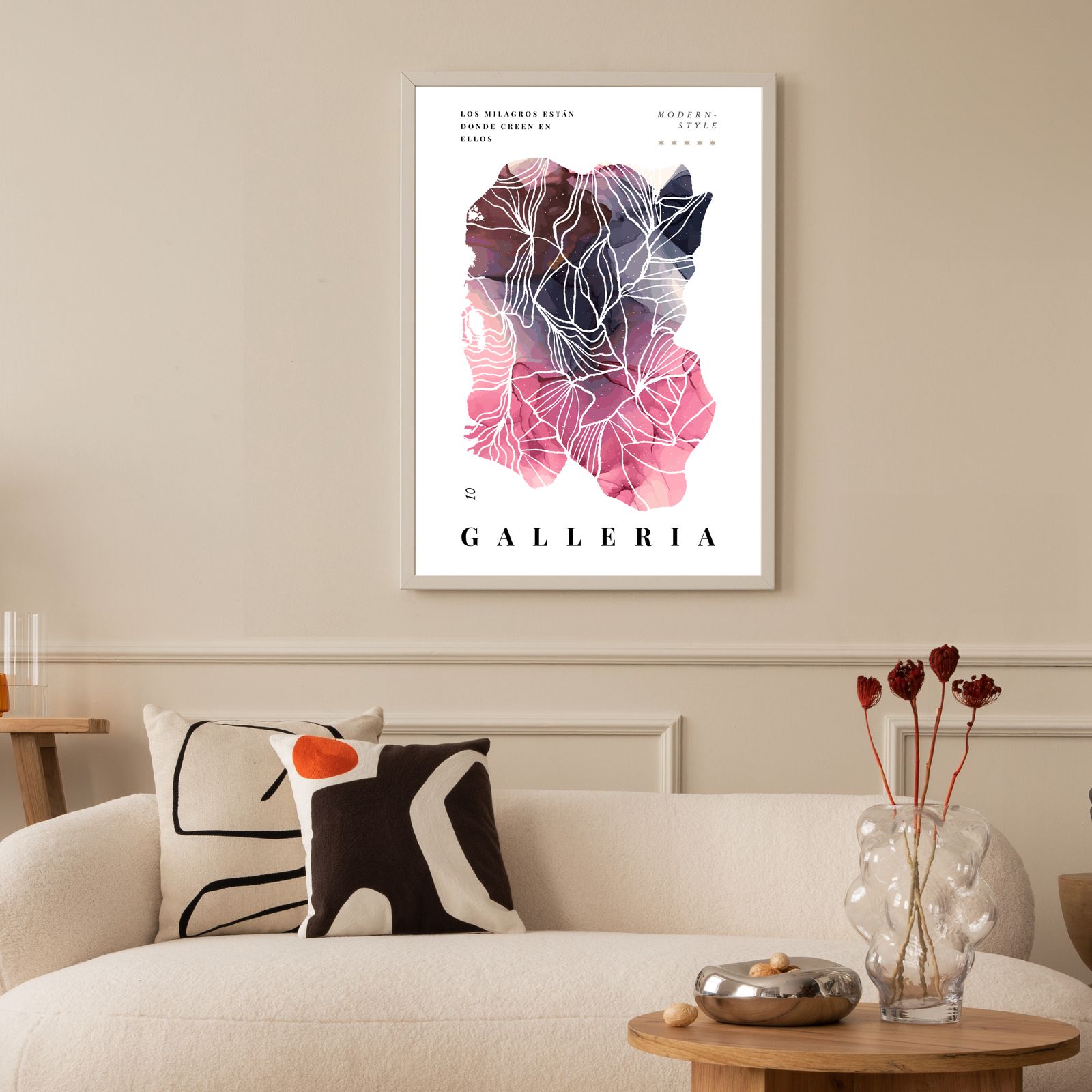 Abstracte Moderne Stijl Poster