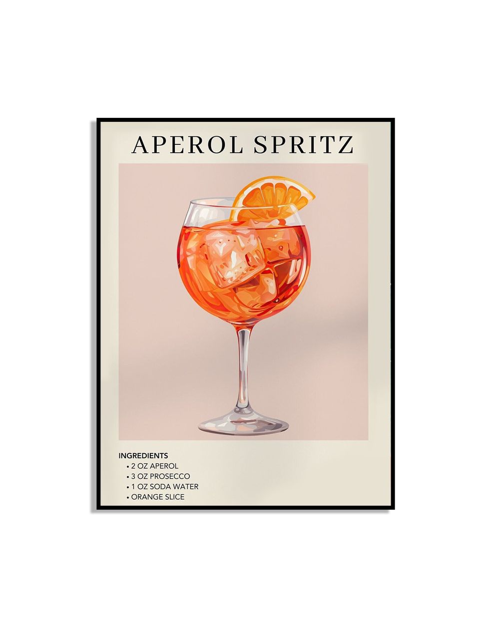 Aperol Spritz Receptposter