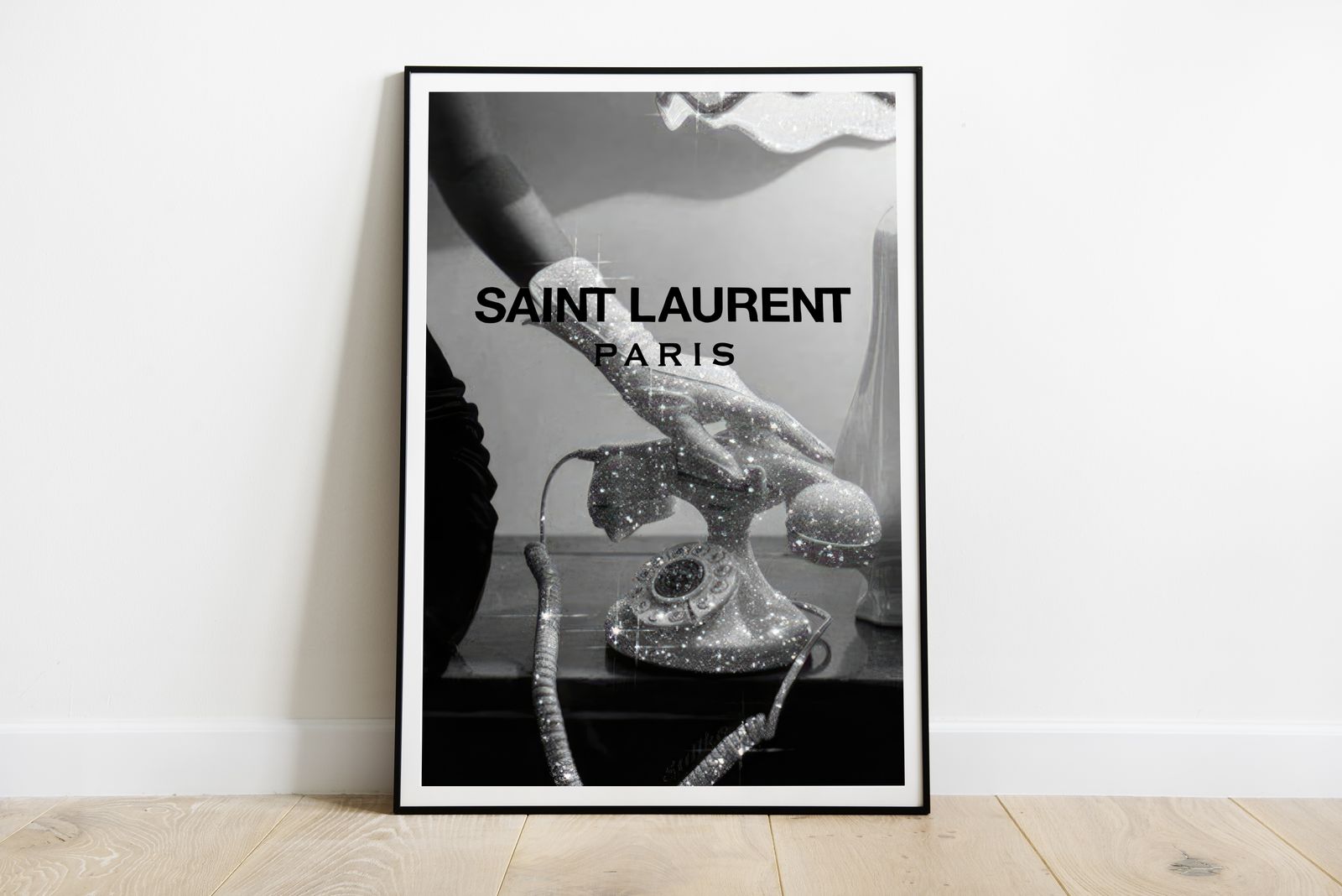 Poster - Saint Laurent Glittertelefoon