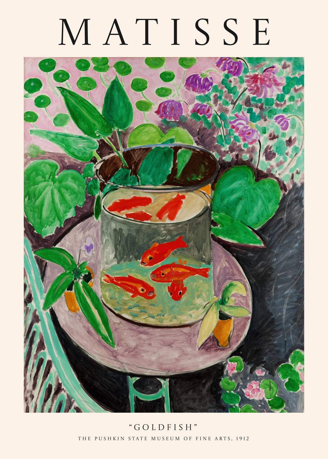 Poster - Goudvis van Henri Matisse