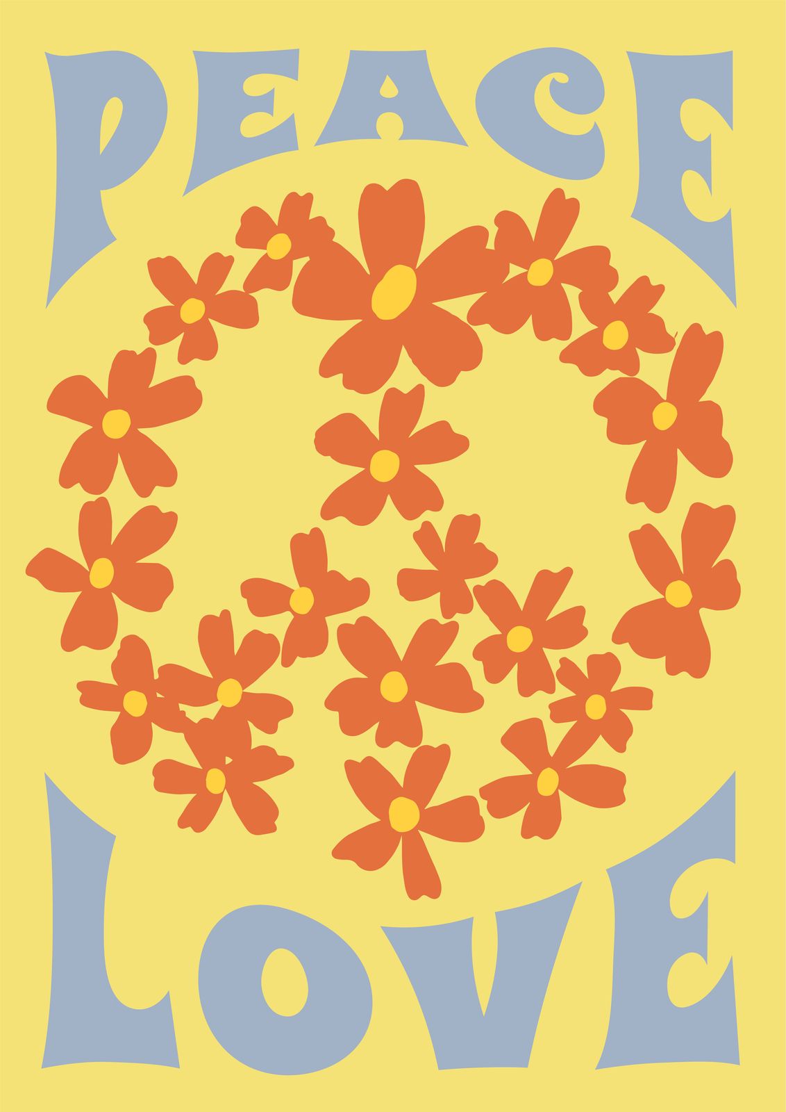 Poster - Vrede en Liefde