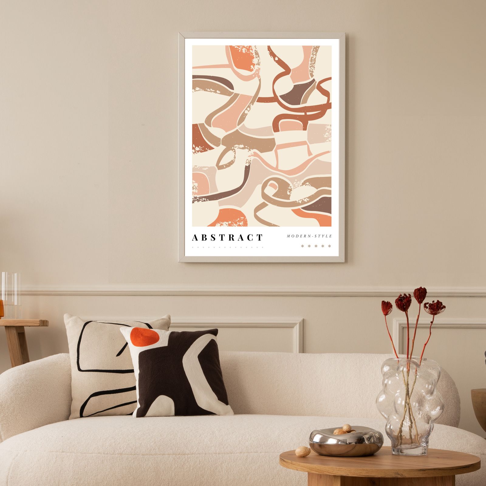 Abstracte Moderne Stijl Poster