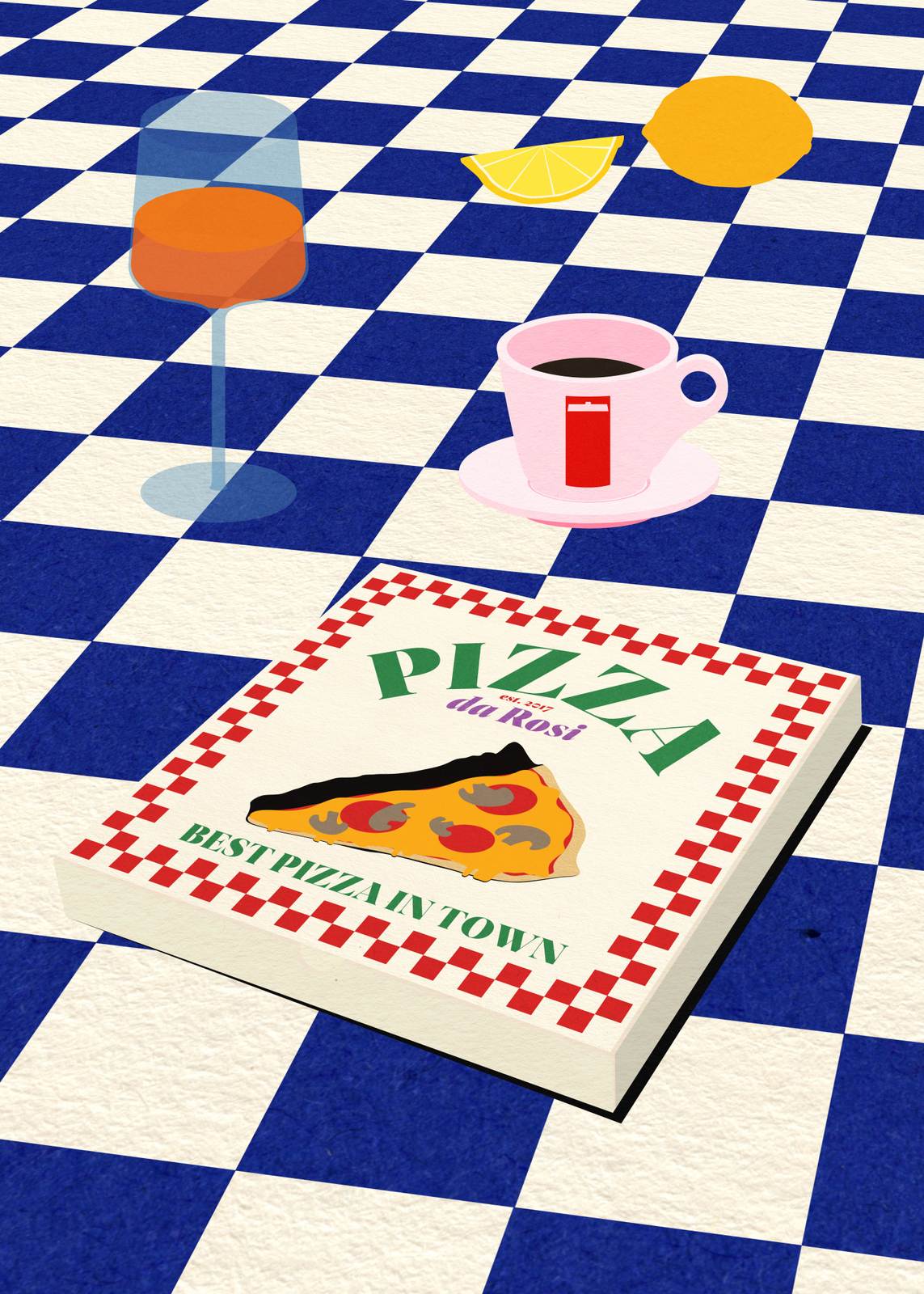 Poster - Beste pizza in de stad