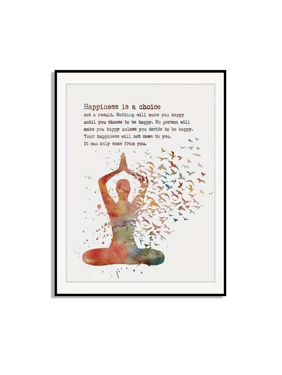Happiness is a Choice Poster