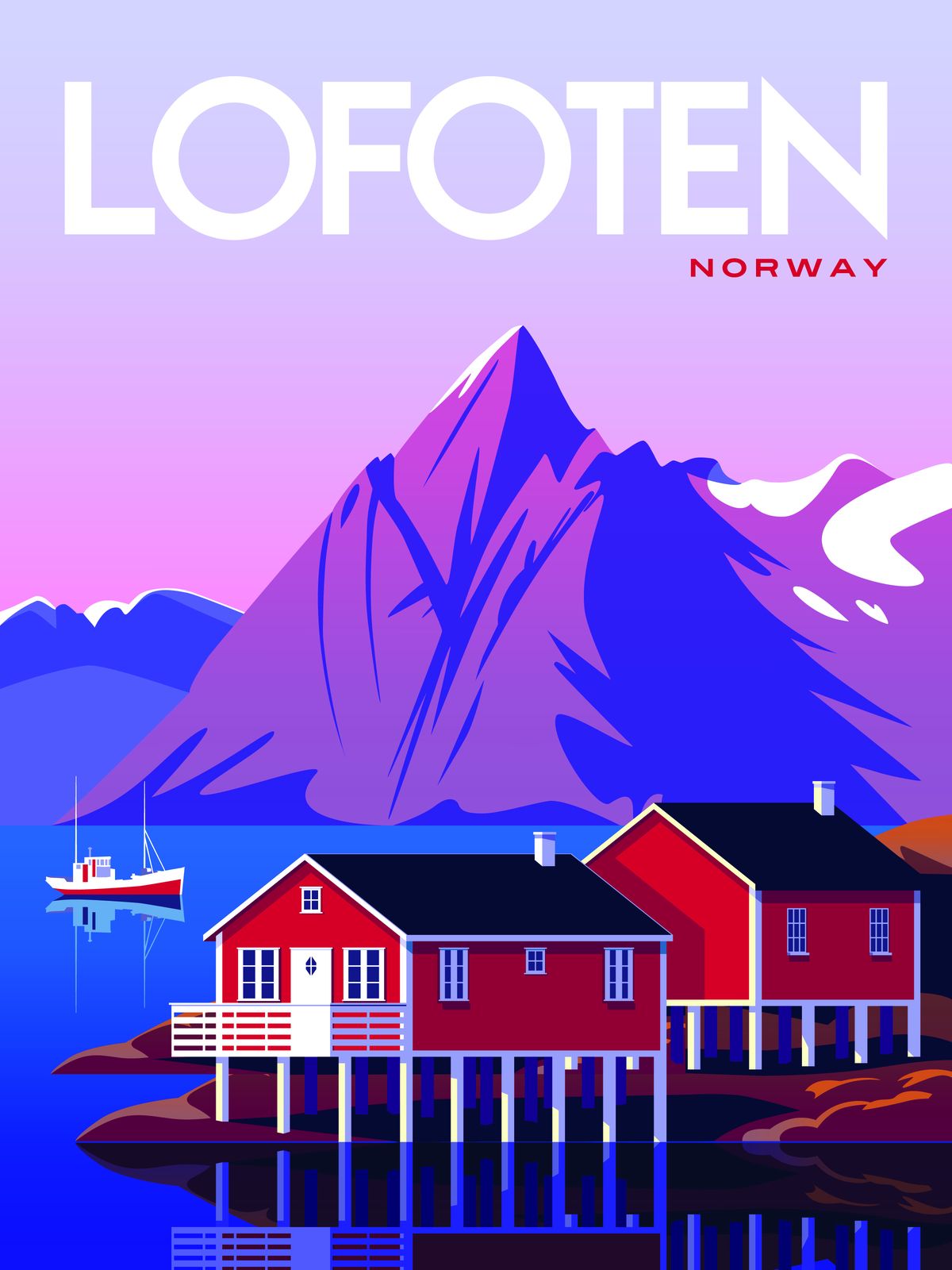 Lofoten Noorwegen Poster