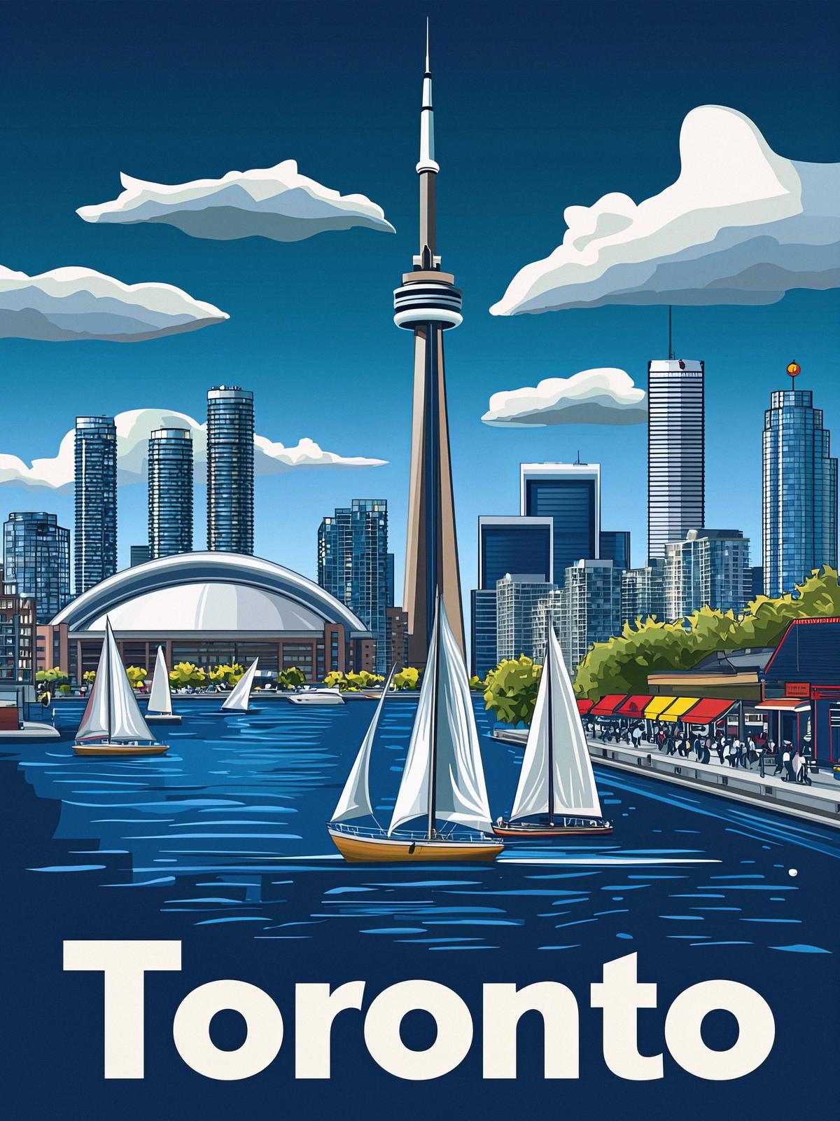 Poster - Toronto Skyline